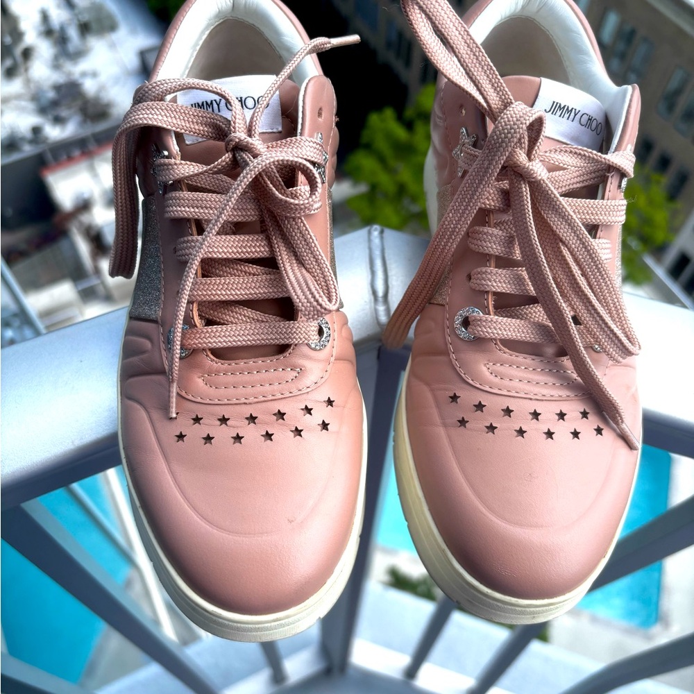 Jimmy Choo Pink Sneakers ✨✨✨